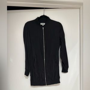 Charlotte Russe Black Tunic Jacket